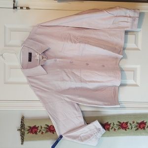 Lane Bryant Pinky/Lilac Cotton Overshirt/Jacket NWT Size 22/24